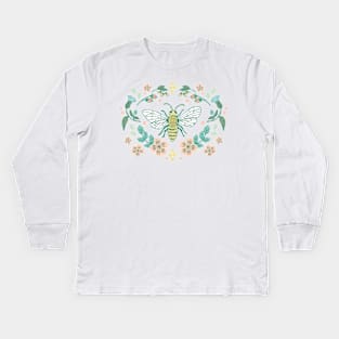 Bee Garden Kids Long Sleeve T-Shirt